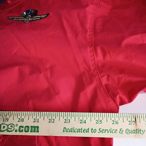 Vintage 90s Indianapolis Motor Speedway Jacket IMS Gear Sports Red XXL Racing - Picture 8 of 11